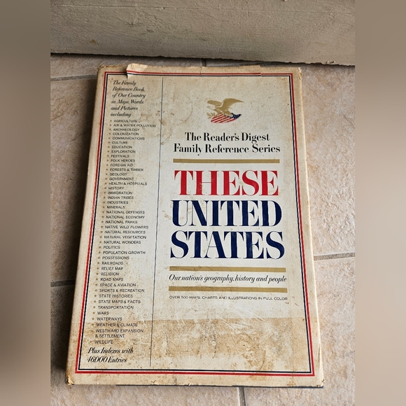 Reader's Digest These United States 1968 Second Printing Hardcover - Picture 1 of 16
